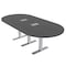 Skutchi Designs 45 in W, 96 in L, 29 in H, Engineered Wood Top, Grey HAR-RAC-46X92-T-ELEC-ASIANNIGHT - alternate 1